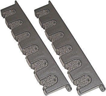 6 Rod Holder Horizontal Rack Boat Fishing Marine Storage Black Plastic