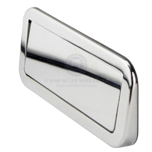 Scupper Ez Series Large Rectangle 10 Degree Stainless Steel with screws