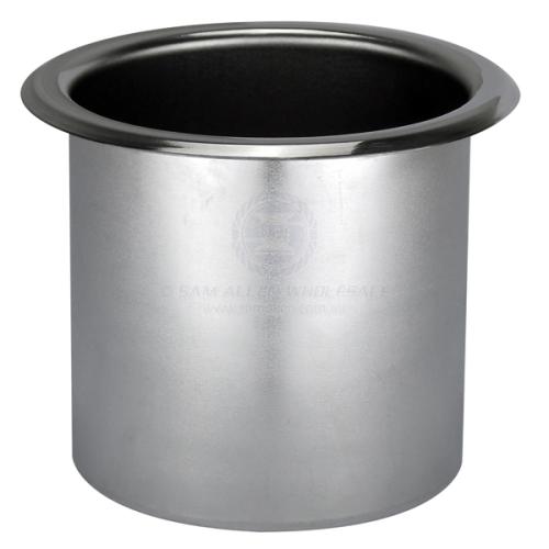 Drink Holder - Recessed Stainless Steel Boat/Caravan/RV/Trucks etc.
