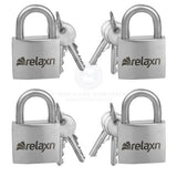 Stainless Steel padlock 99% stainless Marine Padlock Pack 4 Keyed Alike Relaxn