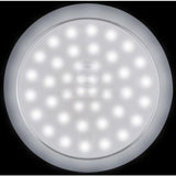 LED Round Interior Exterior White Red Light Touch On-Dim-Off 12/24 Volt 24 LED's