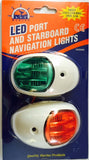 LED 12 Volt Navigation Lights Boat Port & Starboard - White 12 volt