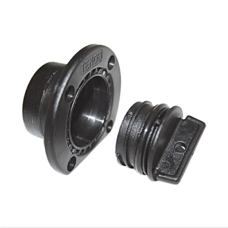 Boat Bung Self Bailer Bungs Black TENOB large Nylon External Mount