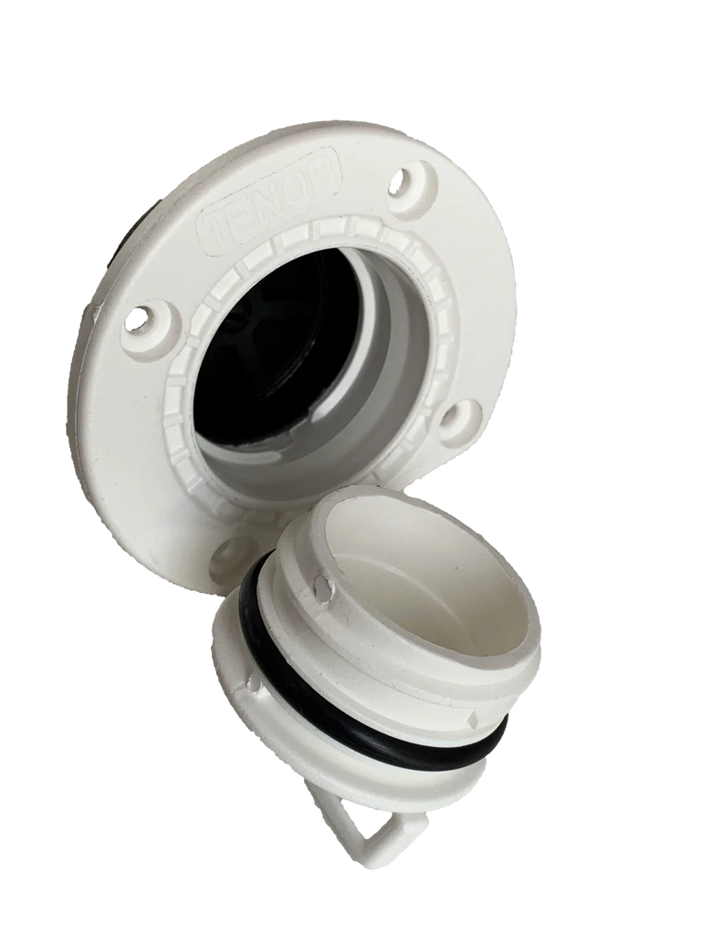Boat Bung Self Bailer Bungs White TENOB large Nylon Internal Mount