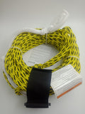 Inflatable Tube Tow Rope 15 Metre Durable Floating Rope Spliced Eye 2 Person