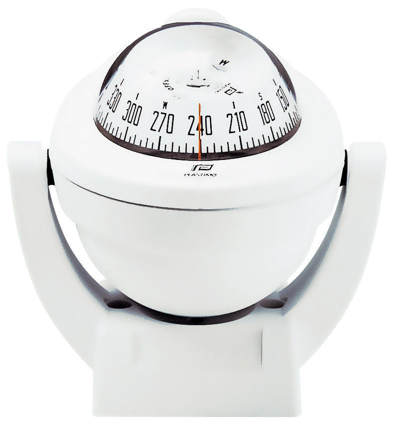 Boat Compass Plastimo Offshore 75 White Bracket Mount Compass