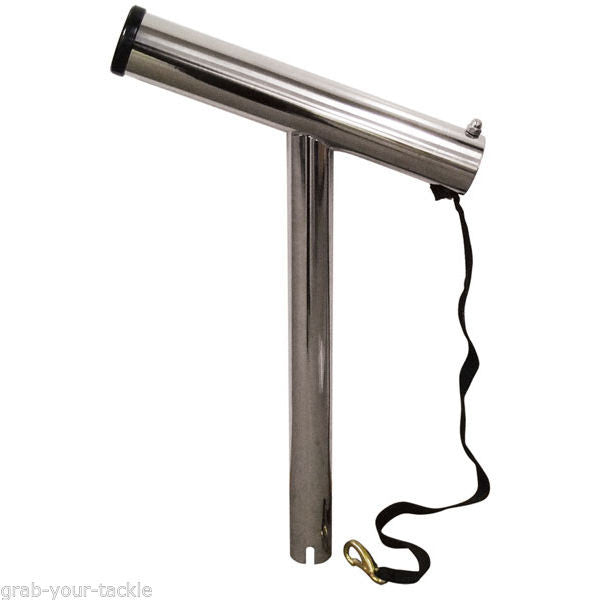fish on stainless rod holders Short Stack Vertical Fishing Holder 3 or 4 rod (with or w/o track mount) 4 rod w 45 degree track bracket / Black just the act of removing your fishing rod creates a hook setting motion Sliding locking ring secures your fishing rod Rod Holders made of All