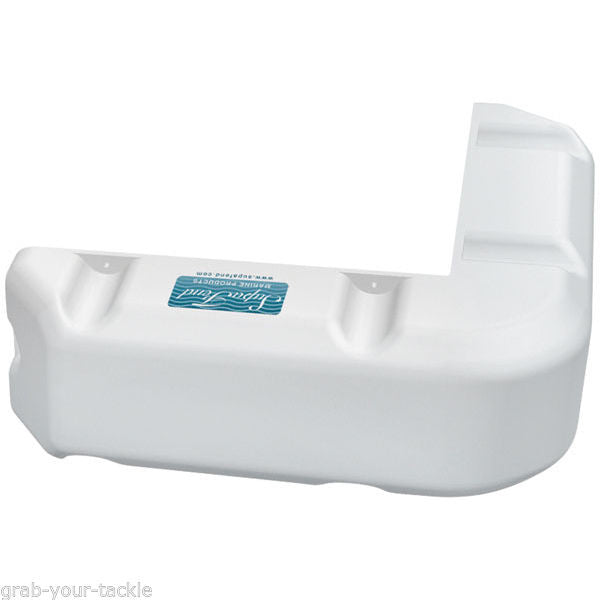Boat Marina fender SupaFend White Dock Fender Corner Piece 90°