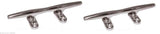 Rope Cleat for Boat/Marine 316 g Stainless steel 200mm slimline deck cleats x 2