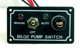 Bilge Pump Switch Panel LED Light 12 volt Marine Bilge Control for Boats Marine