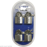 Stainless Steel padlock 99% stainless Marine Padlock Pack 4 Keyed Alike Relaxn