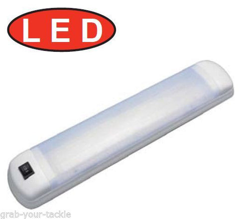 LED CABIN LIGHT Fluro 12 volt / 24 volt 12 LEDS 142 Lumens