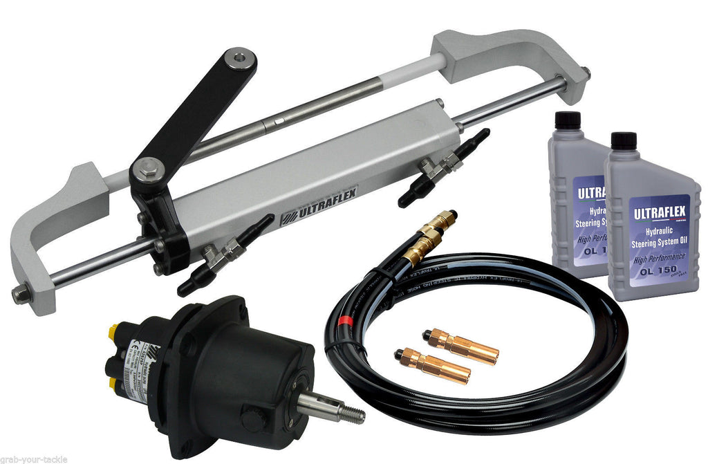 Hydraulic Steering to 115HP Outboard ultraflex Gotech With hoses Powerboat Steer