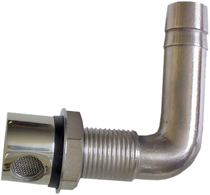 90 Degree Fuel Breather Up for Boat Marine Fuel Tanks Stainless Steel suits 16mm Hose