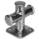 Cross Bollard Solid Polished 316 Stainless Steel 110x110x75mm for Boat Decks