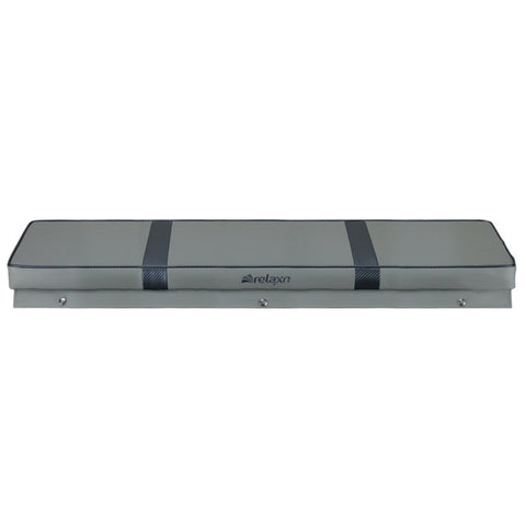 Boat Seat Cushion 1200mm x 300mm x 50mm Tinnie Seat Cushion Relaxn Grey x 2 units