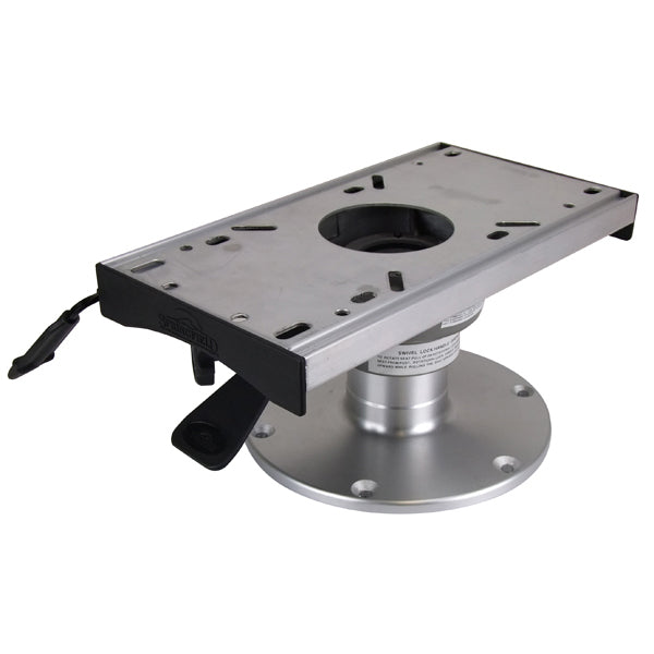 Low Boat Seat Pedestal For Boat Seats, Swivel Slide 150mm
