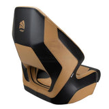 Relaxn Mako Series Premium Bucket Boat Seat Black Carbon & Tan With Thigh Support