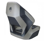 Relaxn Mako Series Premium Bucket Boat Seat Grey Carbon Silver Carbon