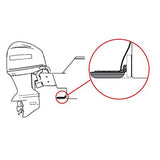Stern pad Jumbo White 165mm x 120mm x 25.4mm VHB Adhesive 200KG Strength
