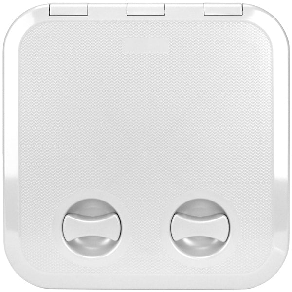 Access Hatch Caravan Boat Access Locker Hatch White 380 x 380 EUROPA