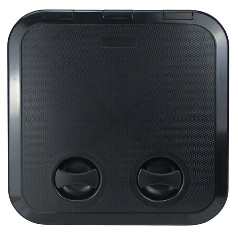 Access Hatch Caravan Boat Access Locker Hatch Black 380 x 380 Europa