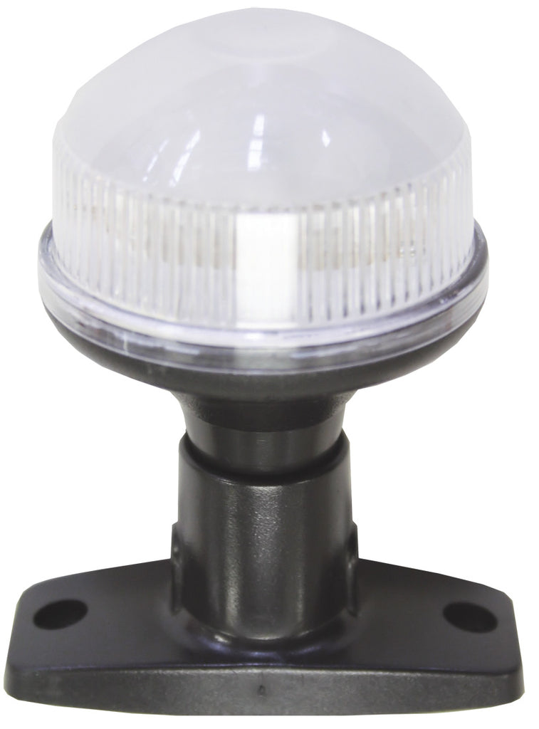 LED Boat Fixed 360 Degree Navigation Light 100mm height 12 V ALL round White