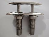 Cleat- Flush Pull Up 316 Stainless 140mm Handle 160mm Length 22mm Diameter Bolts