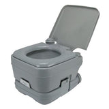 Portable Chemical Toilet 10 litre with Bellow flush for flushing and Detachable Waste Tank