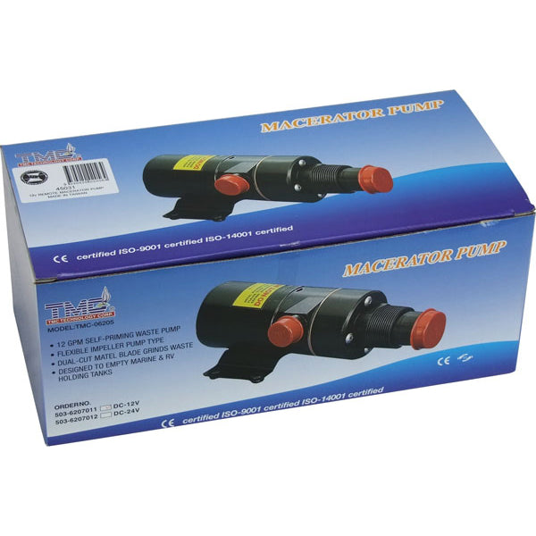 TMC Macerator Pump for Marine RV Holding Tanks 12V