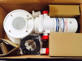 TMC Marine Toilet Macerator, Pump & Stand 12 Volt With Base Gasket Kit