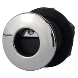 Scupper thru Hull Nylon Straight with Stainless Steel Cover & Tail 38mm