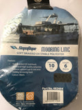 Boat Mooring Line 6 Metres x 10mm 16 Strand Soft Braid UV Stabilised Polyester