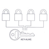 Stainless Steel padlock 99% stainless Marine Padlock Pack 4 Keyed Alike Relaxn