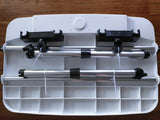 Bait Board Large Rod Holder Mount with 2 adjustable legs Polyethylene 720mm X 475mm