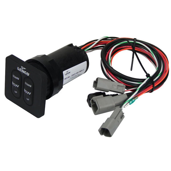 Lenco Trim Tab Switch Kit Standard Switch for Lenco Marine Trim Tabs Integrated Unit