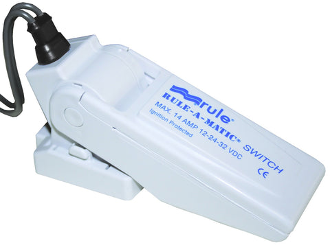 Rule Automatic Standard Float Switch for Bilge Pump 14amp
