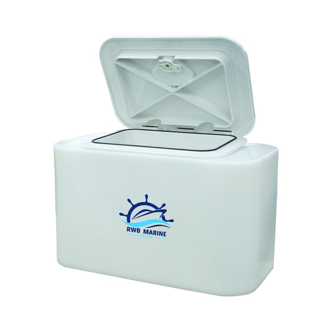 40 Litre Live bait tank Tank & Lid Only 510mm x 270mm x 300mm RWB Marine