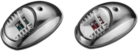 Navigation Lights Stainless Steel LED for Boats US COLREGS approved 2n Miles