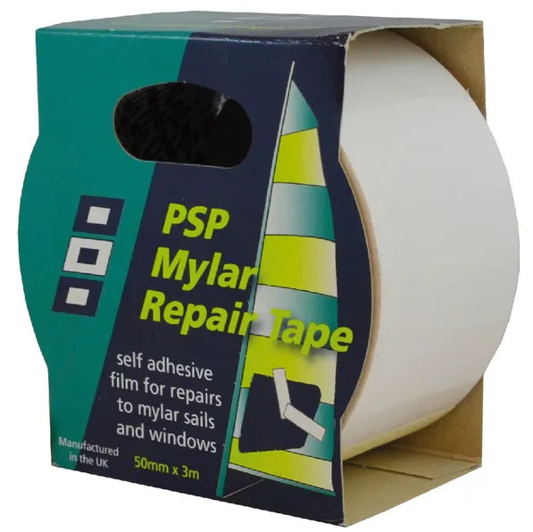 Mylar Repair Sail Tape PSP 3M x 50mm 25mu self adhesive Transparent tape