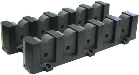 5 Rod Holder Horizontal Rack Boat Fishing Marine Storage Black ASB Plastic x 2