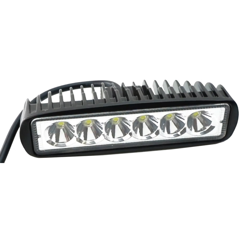 LED Spot Light 9 - 60V 6 x LED 1600 Lumen Cool White Boat, Caravan, RV