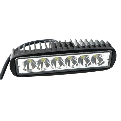 LED Spot Light 9 - 60V 6 x LED 1600 Lumen Cool White Boat, Caravan, RV