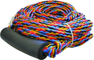 Skitube Tow Rope 18 Metre Durable Floating Rope Spliced Eye 4 Person