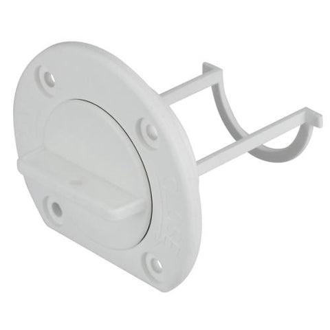 Boat Bung Plastic Plug & Base with O-Ring Seal and Built in Retainer 50mm Cut Out