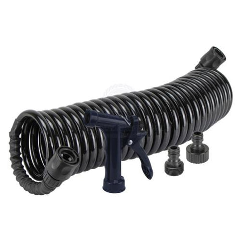 Deck Wash Hose kit for Boats Caravan washing 7.5 Metre Multi-Purpose Coil Hose Relaxn