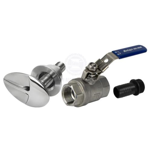 Deck wash water pickup kit Super Sucker Stainless Steel suit 1/2 ID flexible hose