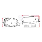 Bilge Pump Submersible automatic with float switch Relaxn 750gph 12V