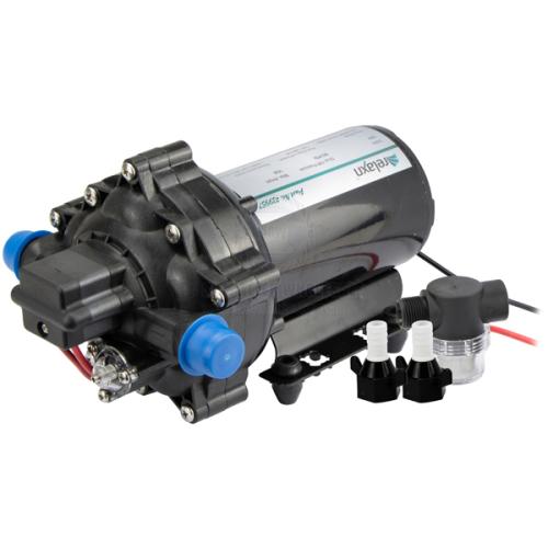 Pump Water Pressure 12V 18.9 LPM with Strainer Self-Priming Caravan Boat Relaxn