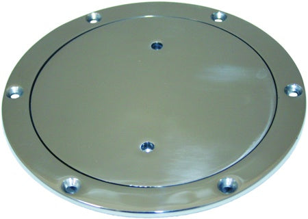 Inspection Port / Deck Plate 205mm OD 316 Grade SS with Key Boat Caravan Port